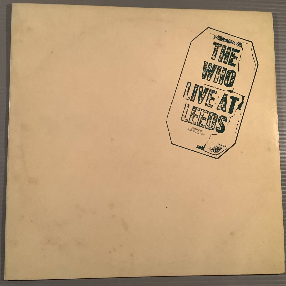 LP(日本盤)●ザ・フー/ライヴ・アット・リーズ〜熱狂のステージ●拍卖