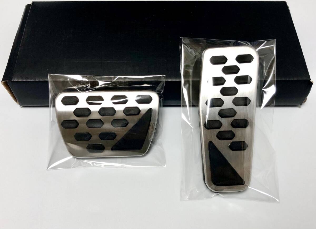 Jeep ジープ ラングラー 4代目 JL型 (現行型) 専用 メタルペダル アクセル ブレーキ ペダルカバーセット拍卖