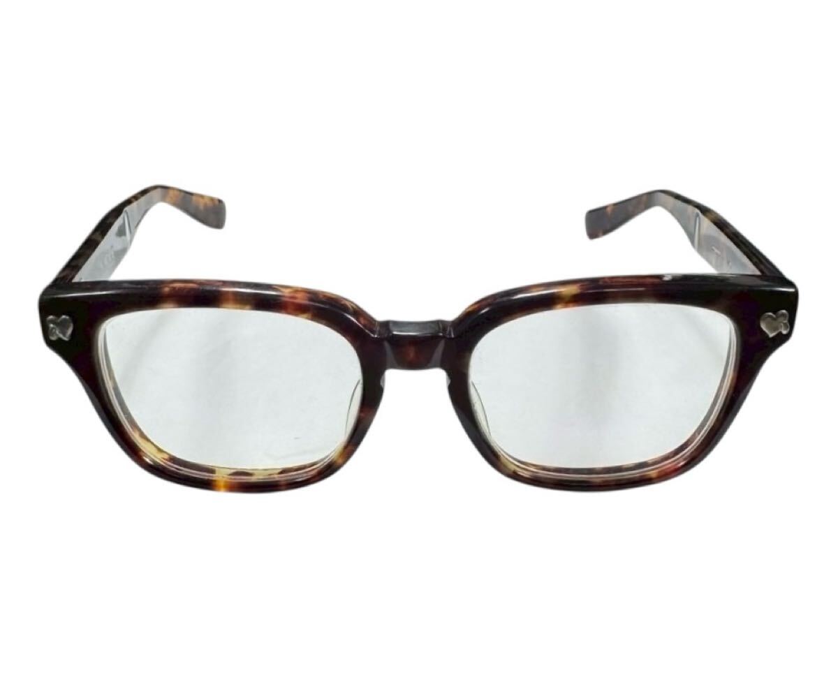 NUMBER (N)INE ナンバーナイン 泰八郎謹製 ハート涙 メガネ 眼鏡 べっ甲拍卖