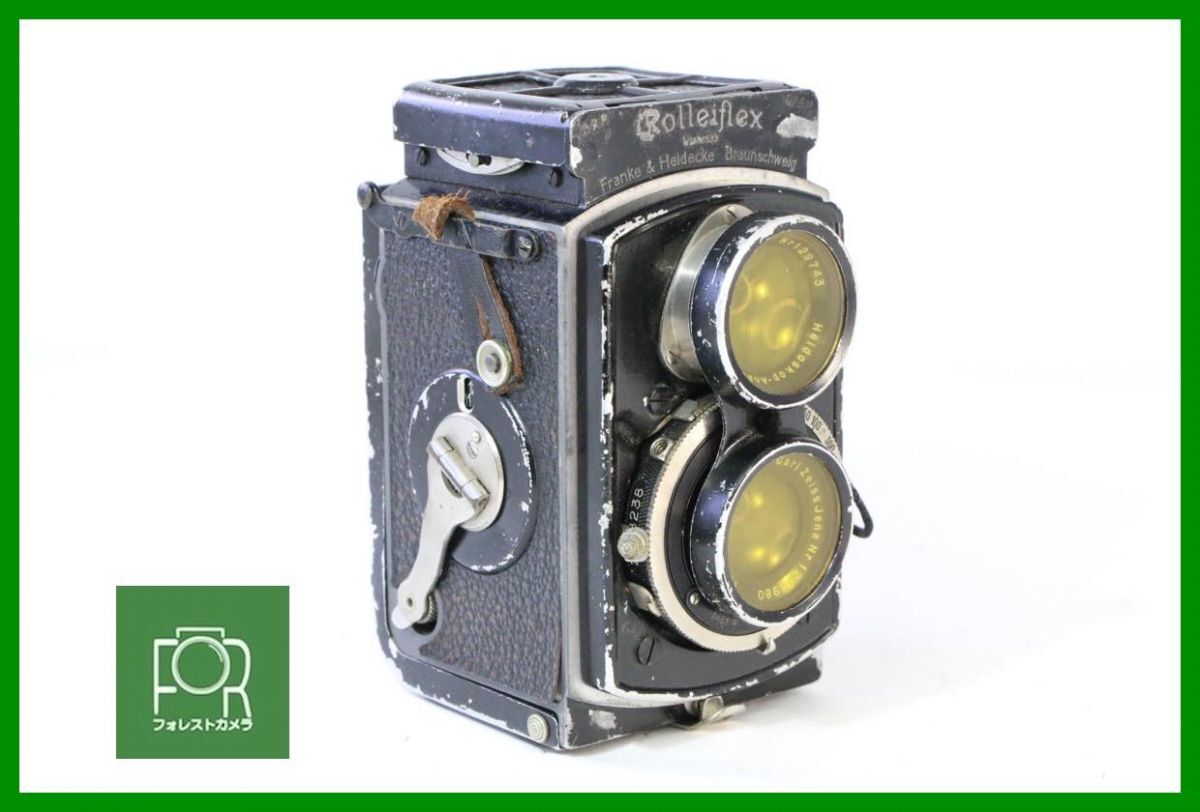 実用難あり■Rollei BABY Rolleiflex Standard 4X4 tessar 6cm F3.5 ベビーローライ■シャッター全速完動■6305拍卖