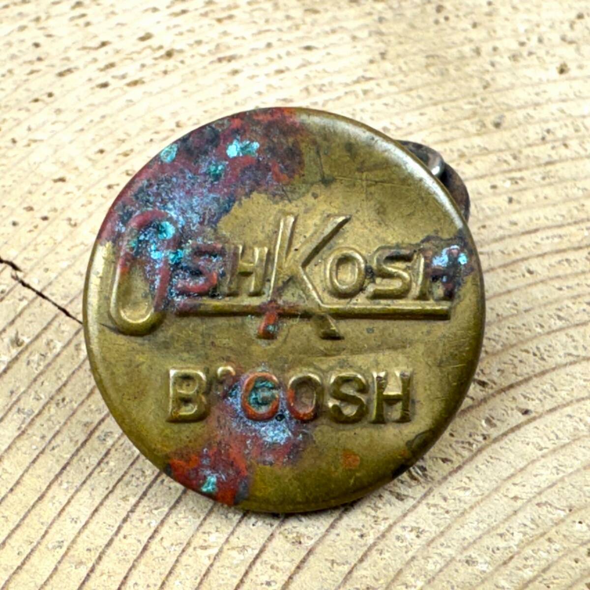 OSHKOSH チェンジボタン アンティーク ビンテージ カバーオール オーバーオール ワークボタン拍卖