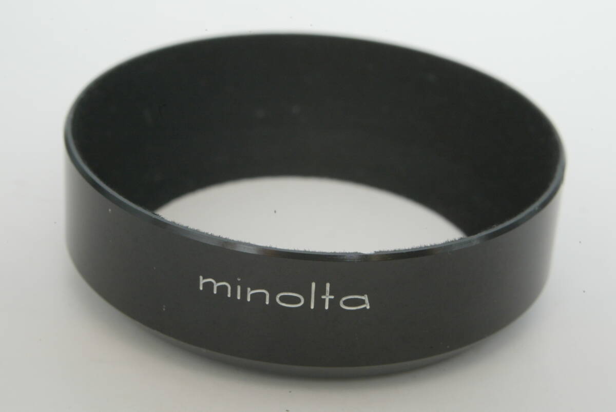 稀少 古い ミノルタ MC 50mm F1.4 F1.7用 メタルフード 中古品拍卖