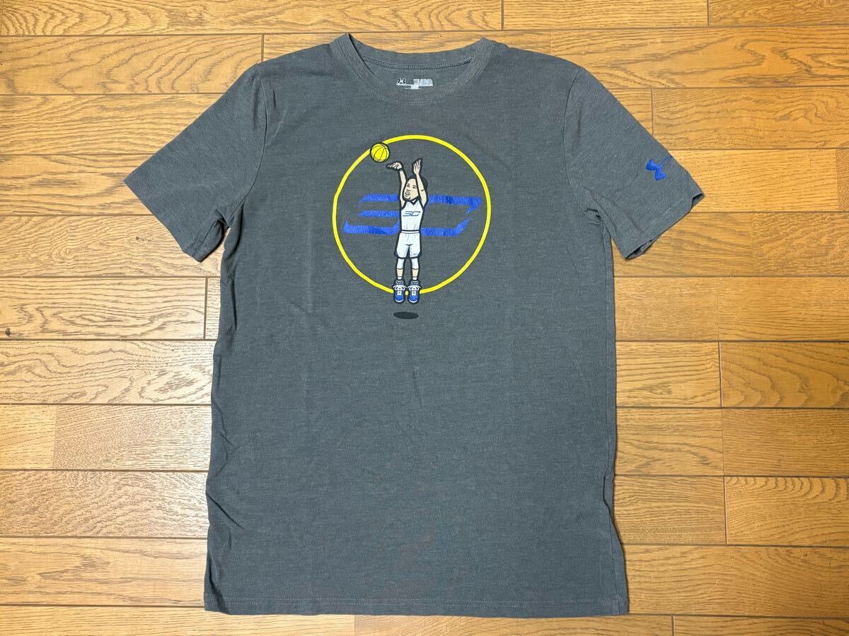 UNDER ARMOUR SC(STEPHEN CURRY) KID’S SHORT SLEEVE T-SHIRTS size-YXL(着丈67身幅48) 中古(美品) 送料無料 NCNR拍卖