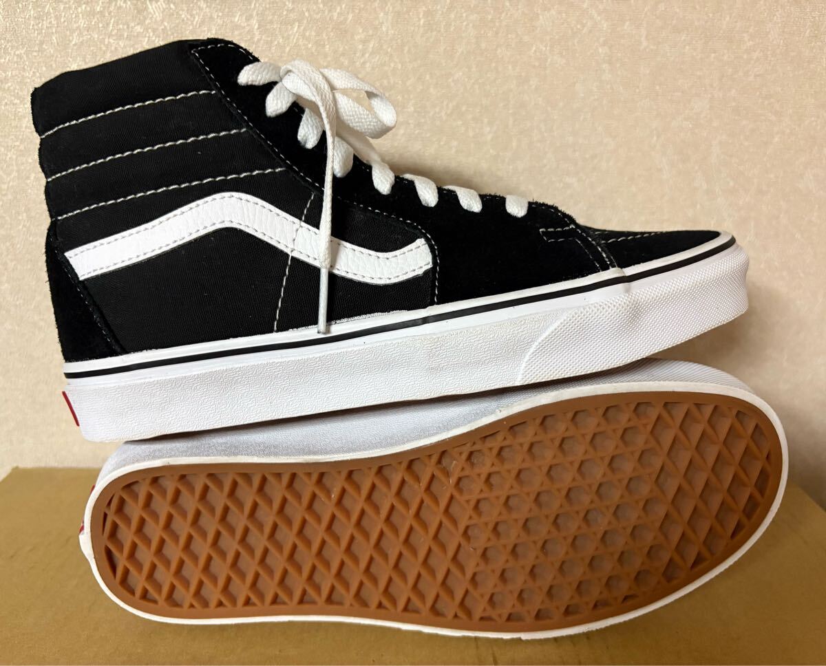 VANS SK8-HI size-24.5cm 中古(極美品-1回使用) 箱無し 送料無料 NCNR拍卖