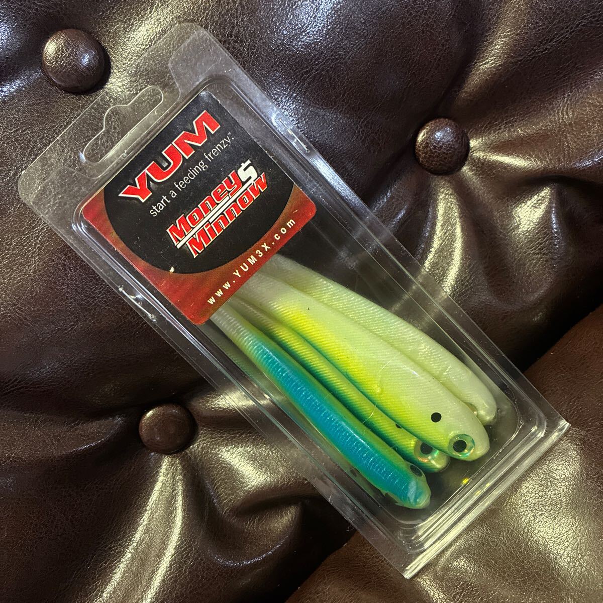 レア 入手困難 箱割れあり 5インチ ヤム デッドストック マネーミノー ヘリング YUM money minnow アメリカ スイムベイト バス拍卖