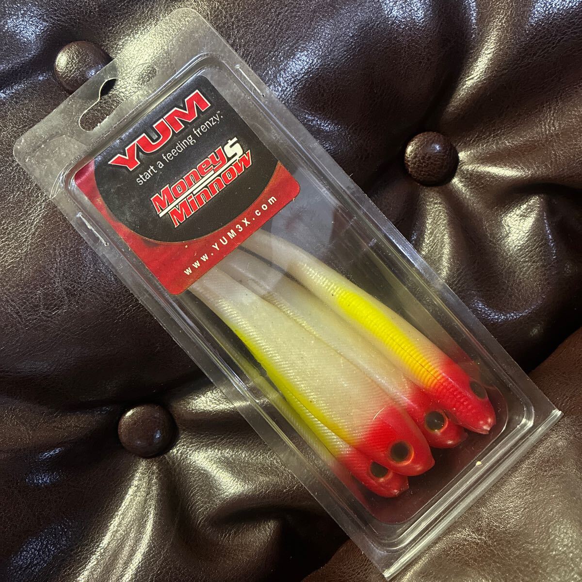 レア 入手困難 箱割れあり 5インチ ヤム デッドストック マネーミノー クラウン YUM money minnow アメリカ スイムベイト バス拍卖