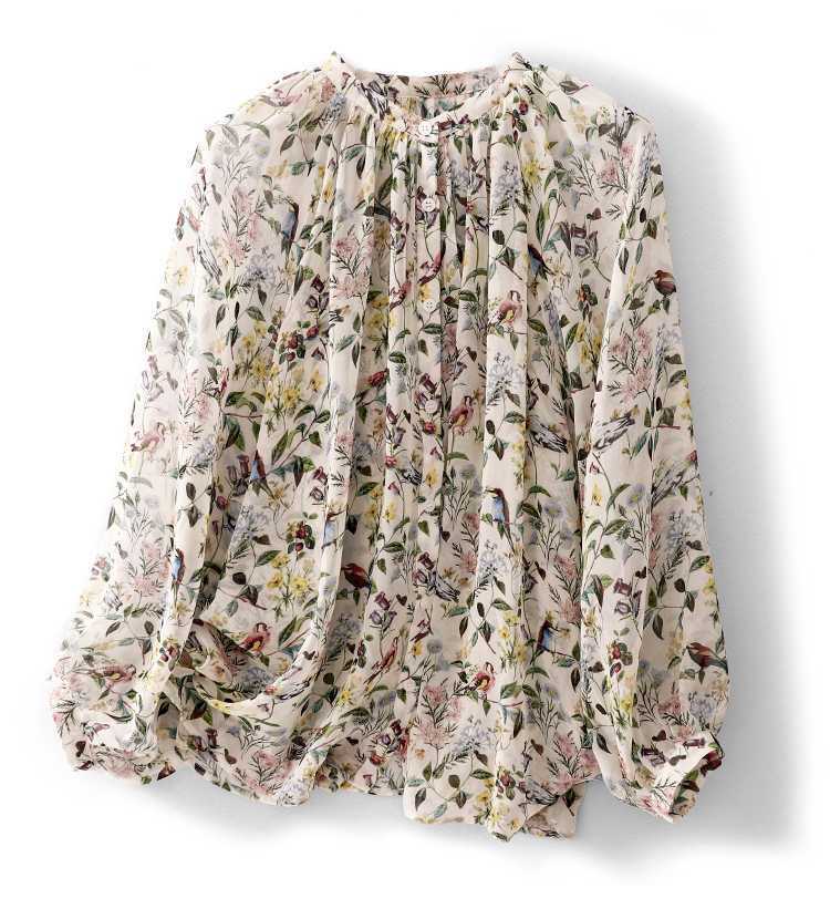 同梱1万円送料無料■シャツ ブラウス 長袖 カジュアルシャツ 大きサイズ 薄手 シャツ UVカット シフォ ン チュニック トップス■グリーン拍卖