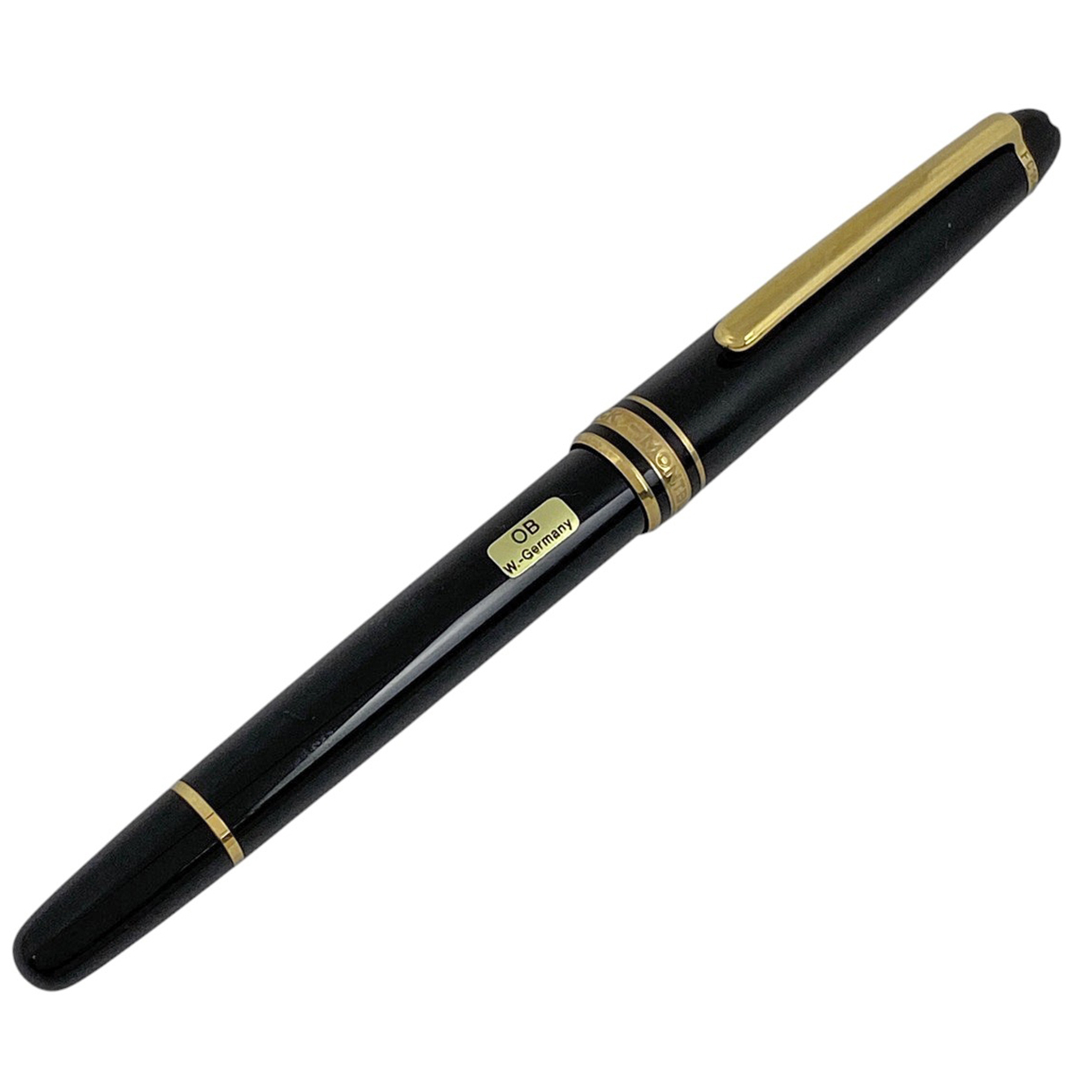 モンブラン MONTBLANC マイスターシュティック 万年筆 文房具 筆記具 14K 万年筆 プラスチック ブラック レディース 【中古】拍卖