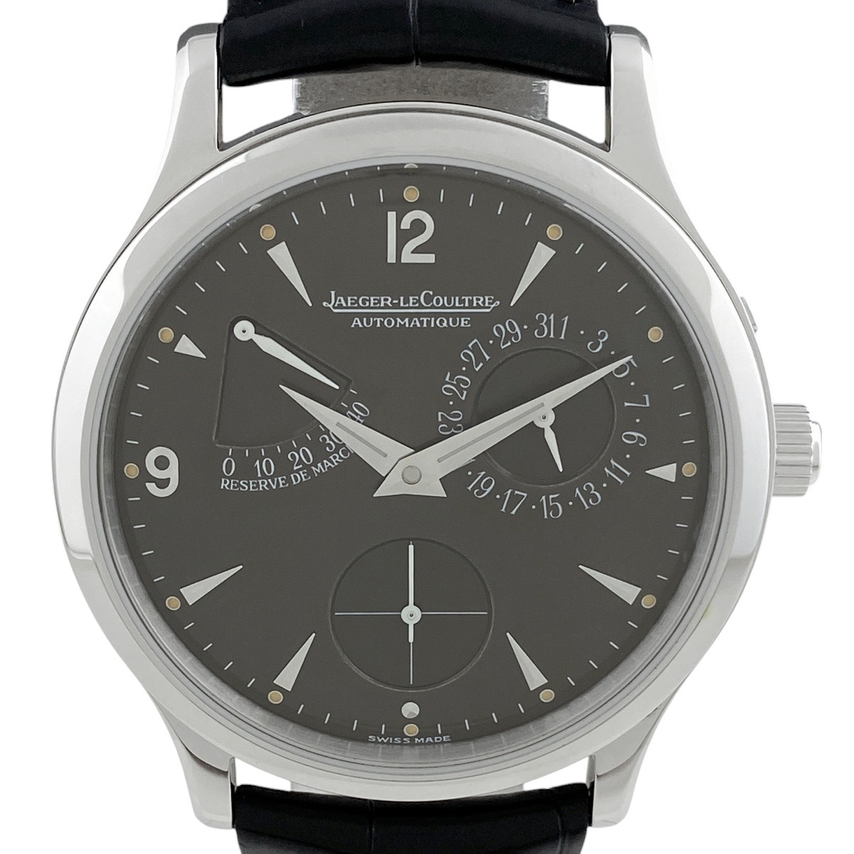 【OH済】ジャガー・ルクルト マスターコレクション リザーブドマルシェ 140.8.93 腕時計 SS レザー 手巻き メンズ 【中古】拍卖