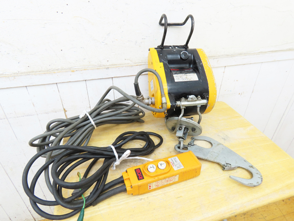 RYOBI・リョービ・電動ウインチ・WI-61C・吊揚荷重60Kg・揚程20m・中古品・151782拍卖