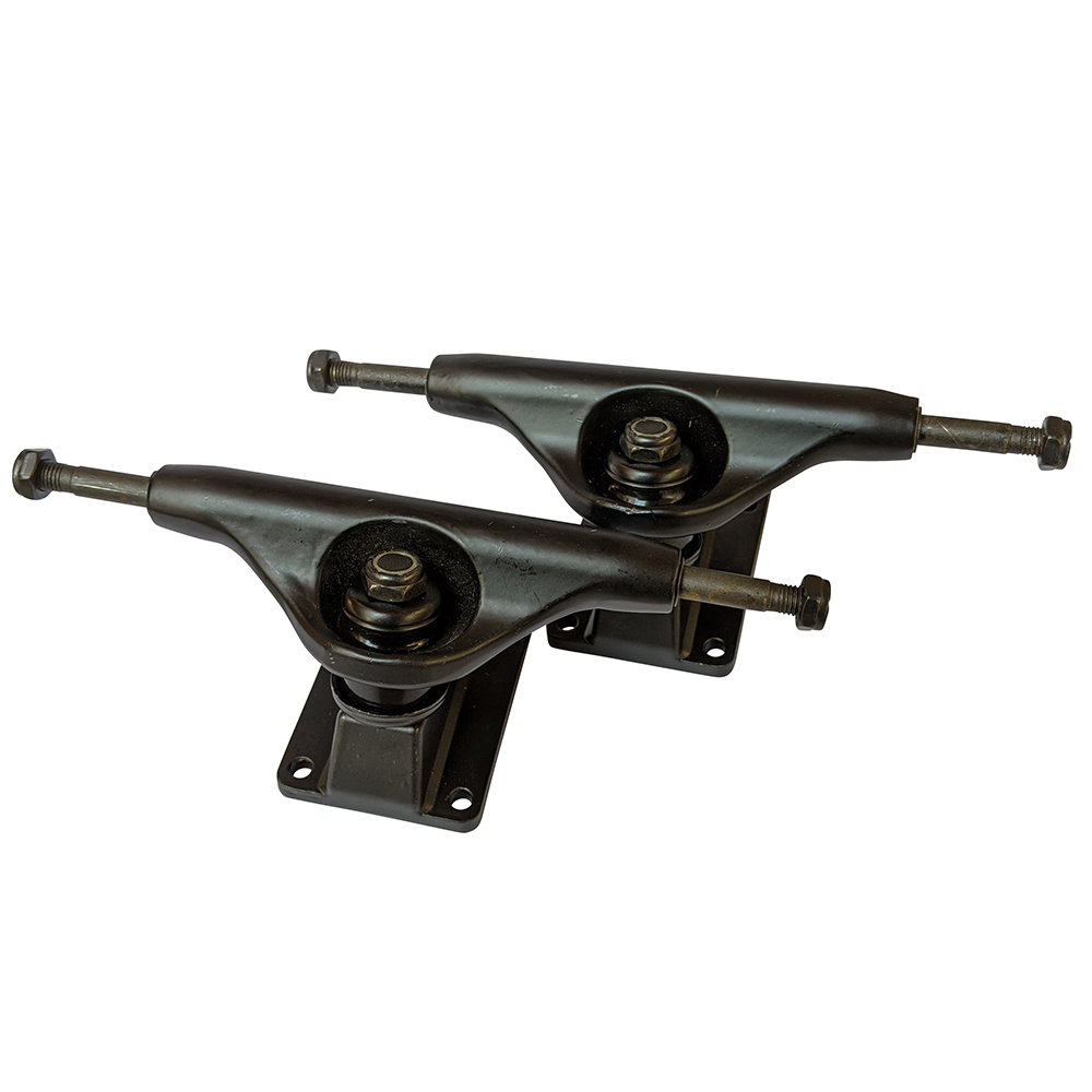 スケートボード トラック 部品 2個セット メンテナンス パーツ スケボー 交換部品 ロングスケートボード ロンスケ 黒拍卖