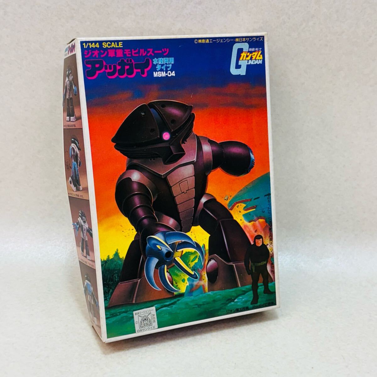 K4201★未組立品★バンダイ 1/144 MSM-04 アッガイ 機動戦士ガンダム No.22 プラモデル★現状品★同梱不可拍卖