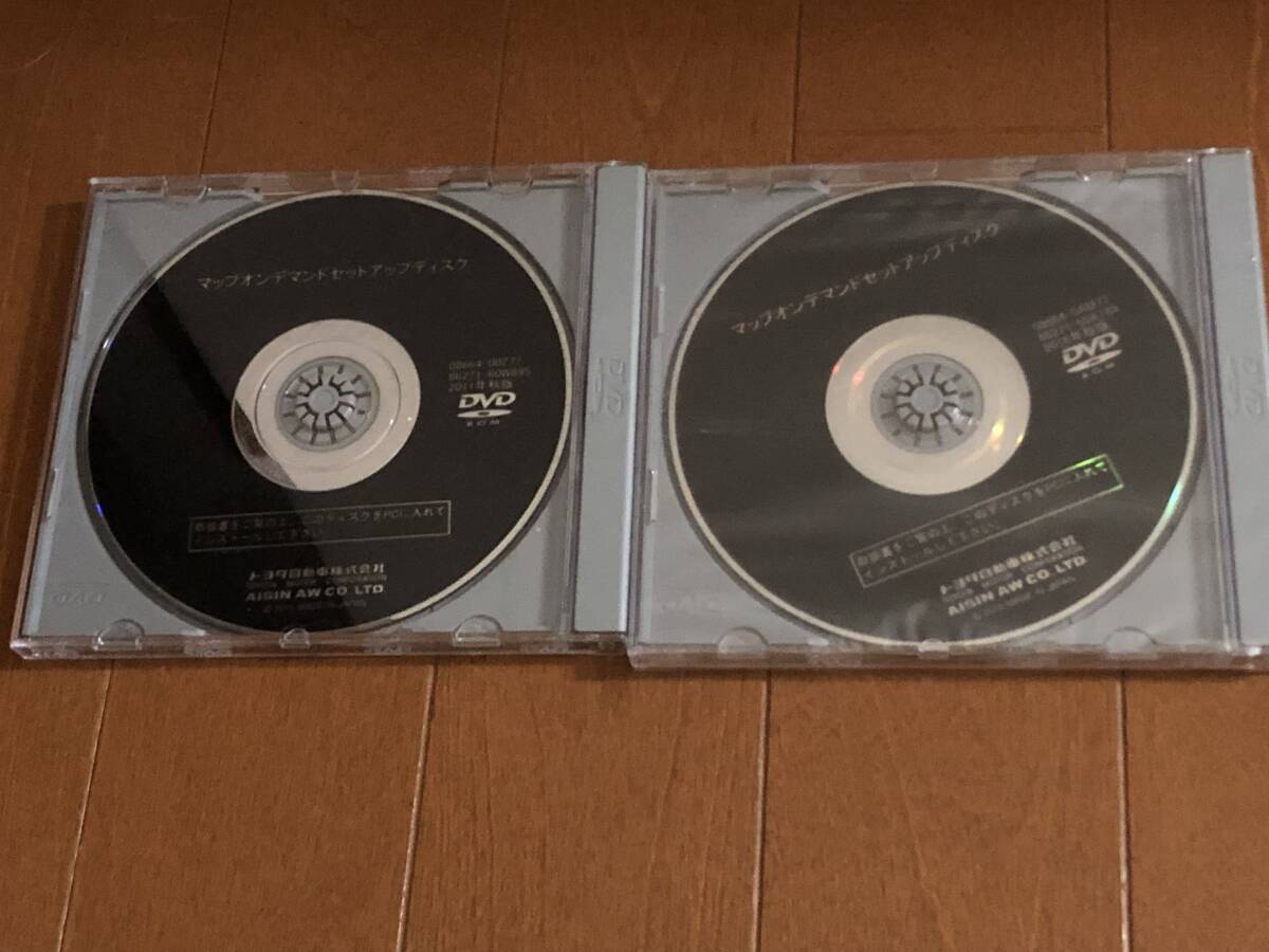 トヨタ 純正 マップオンデマンドセットアップディスク 2011 年 2016 年 2枚セット 中古品 未開封品 拍卖