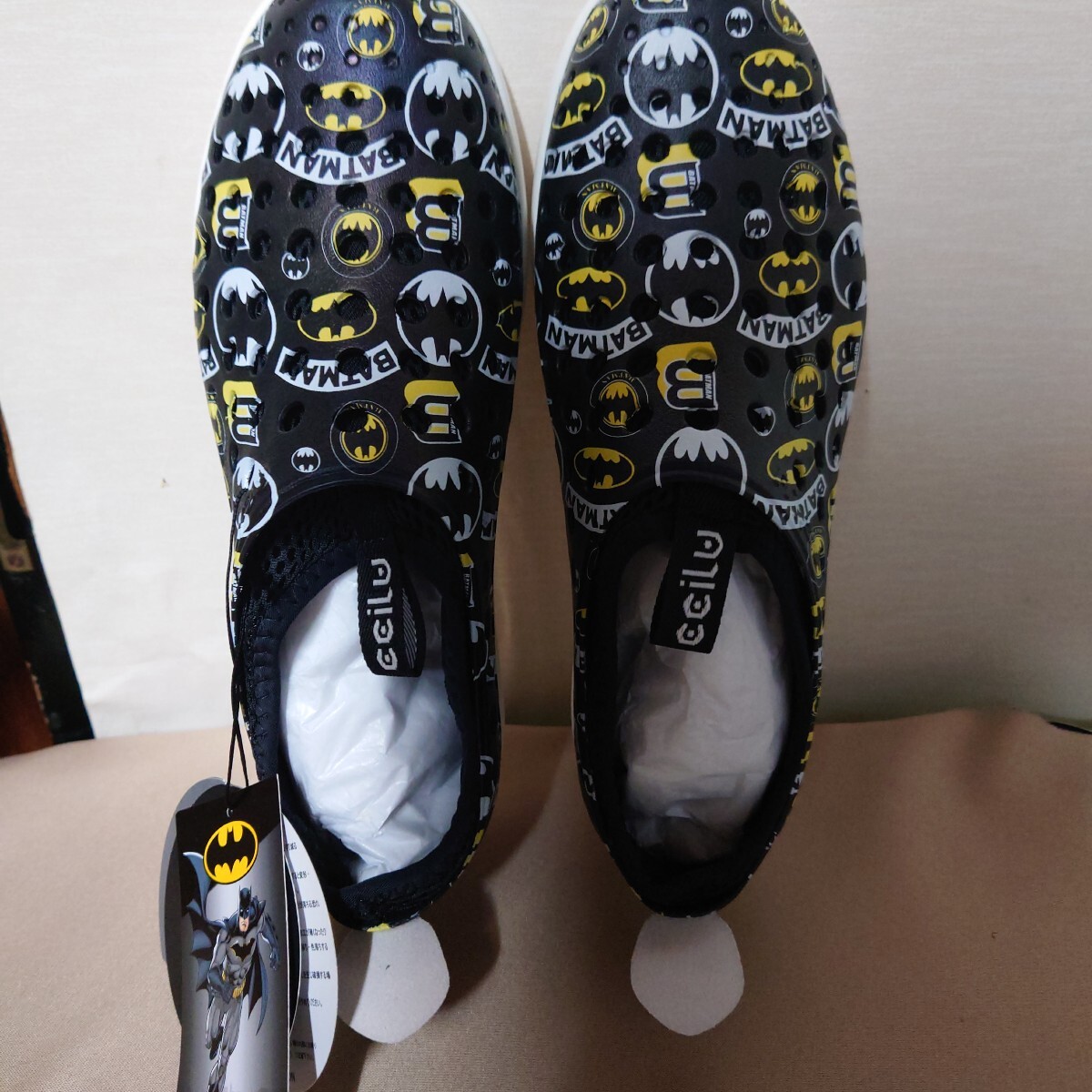 新品未使用品 ccilu サンダル イントゥイション 限定バットマンモデル 25.5㎝拍卖