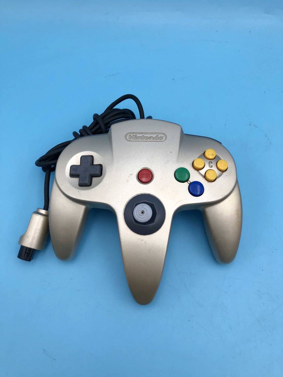 NUS-005 【KO489】 Nintendo ニンテンドー64 コントローラー 任天堂 N64 NINTENDO64 ゴールド 【未確認】拍卖