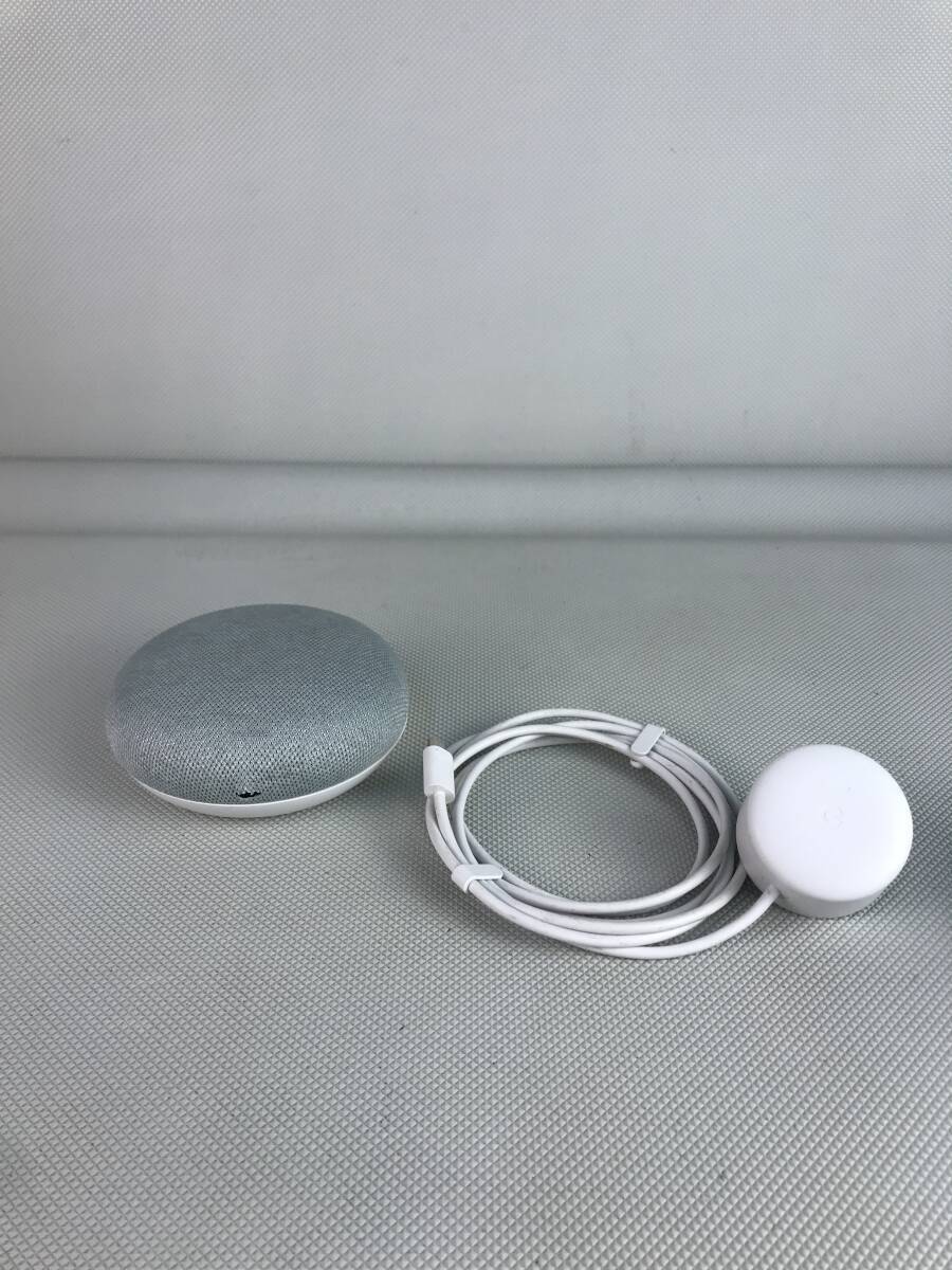 A10354○Google グーグル Google Home mini グーグルホーム ミニ スマートスピーカー H0A アダプター G1009-US 通電OK 240408拍卖