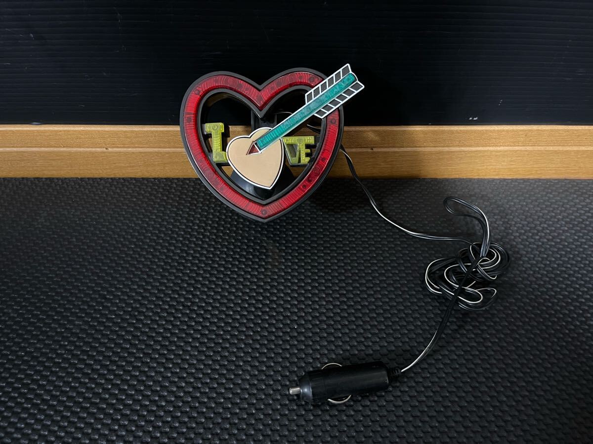 点灯確認済み!! 当時物 ラブ灯 シガーライト イルミネーション 旧車 暴走族 ハイソカー レトロ gx61 71 ソアラ クレスタ マーク2クラウン拍卖