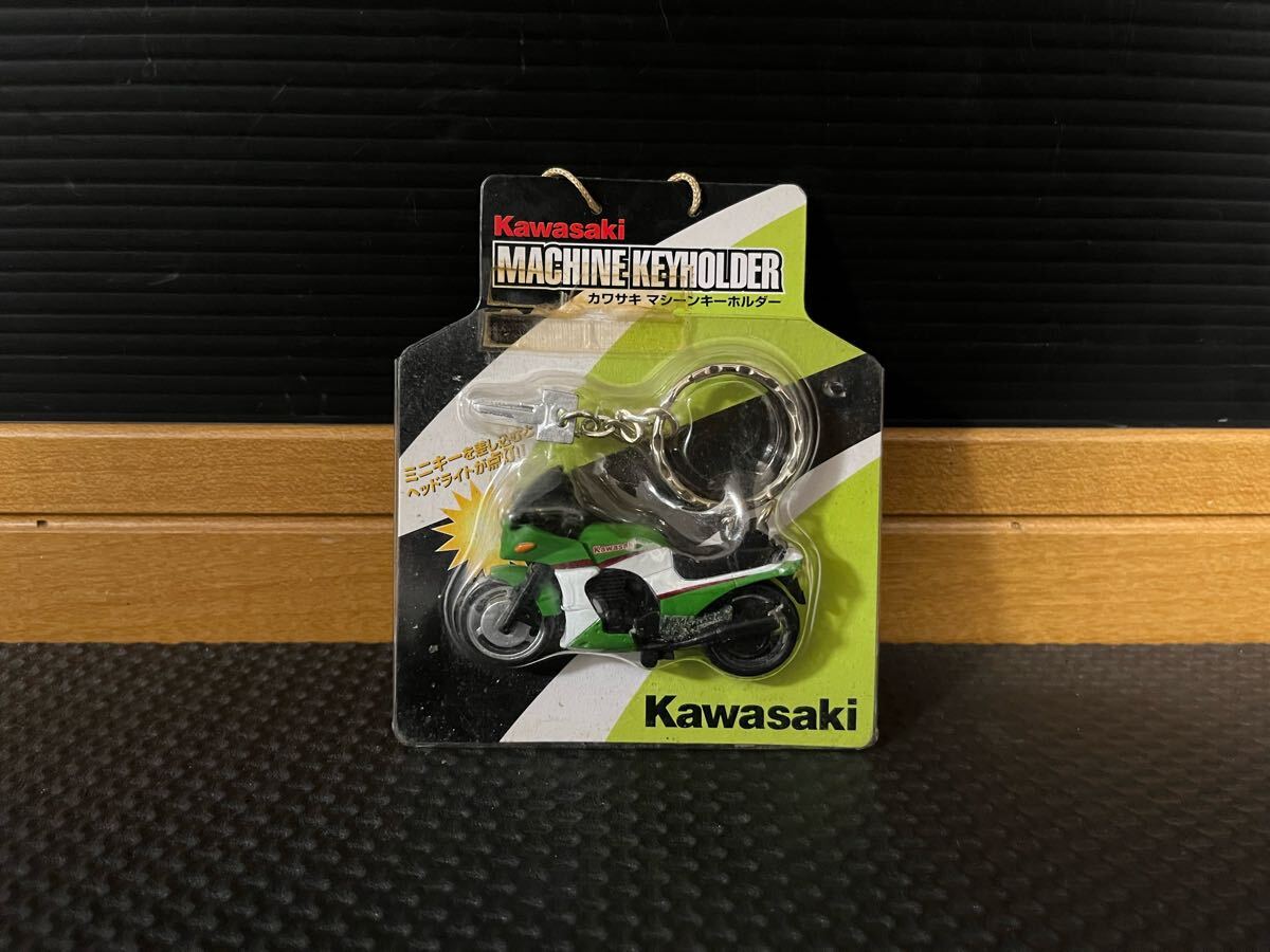 送料無料!! 希少 デッドストック GPZ900R イグニッション キーライト 点灯 キーホルダー バイク キーホルダー カワサキマシーン マニア拍卖
