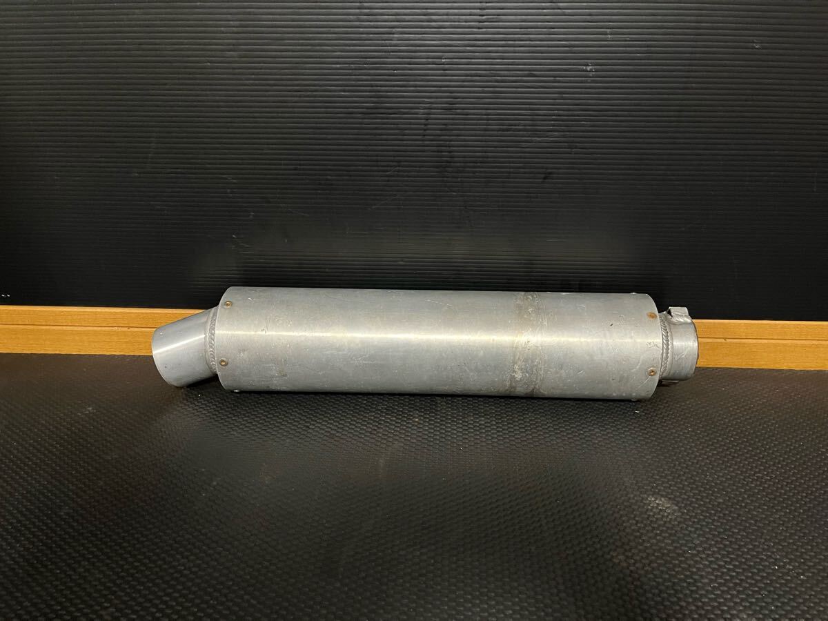 希少!! ド初期!! オーバー アルミ サイレンサー OVER 60.5π 当時物 カフェ Z2 Z1R FX MK2 ゼファー ZRX GSX XJR GPZ900R カタナ FZ拍卖