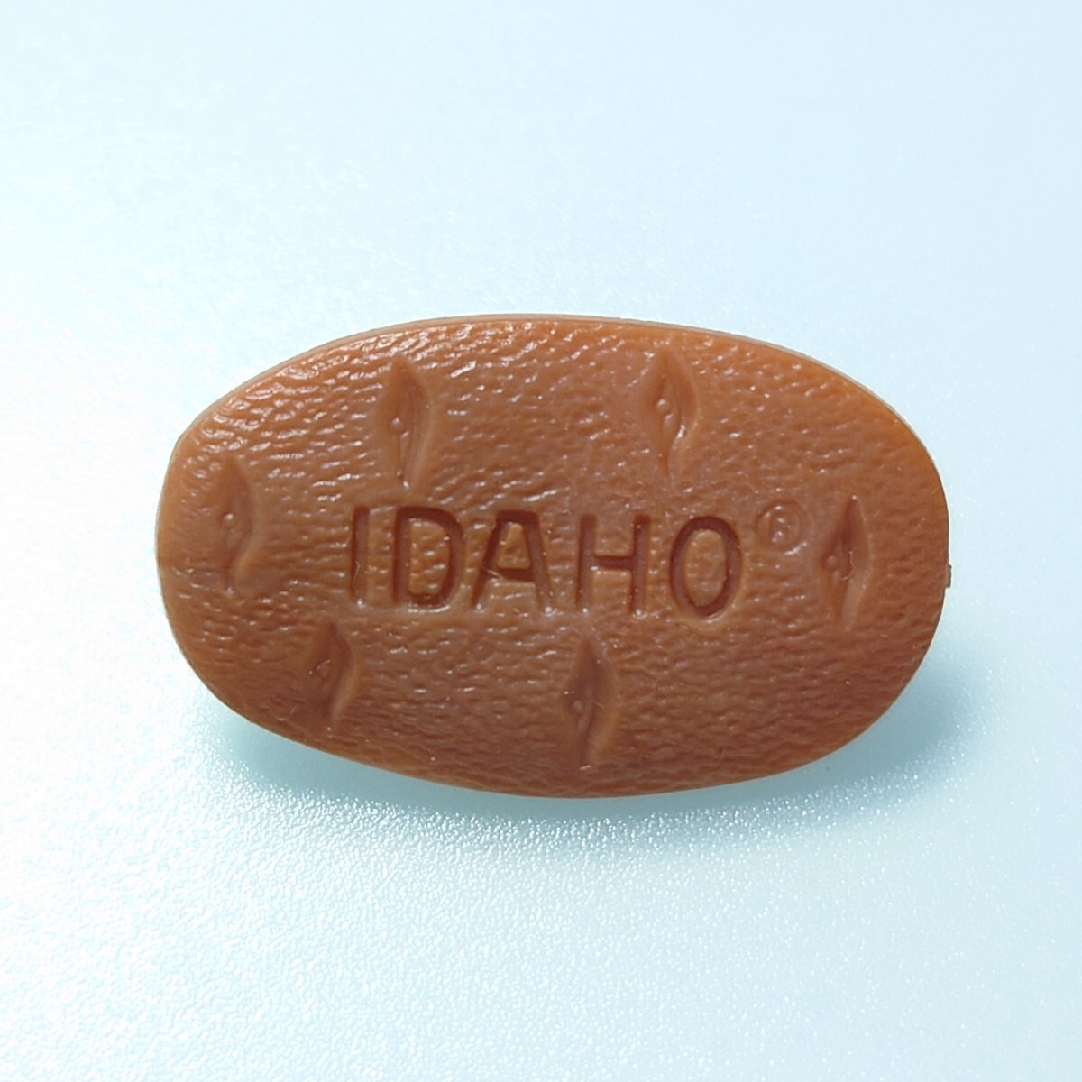 【IDAHO★アイダホポテト】アメリカ合衆国アイダホ州//最大のジャガイモ生産州 ヴィンテージ 愛好家  当時物 バッジ ピンバッジ拍卖