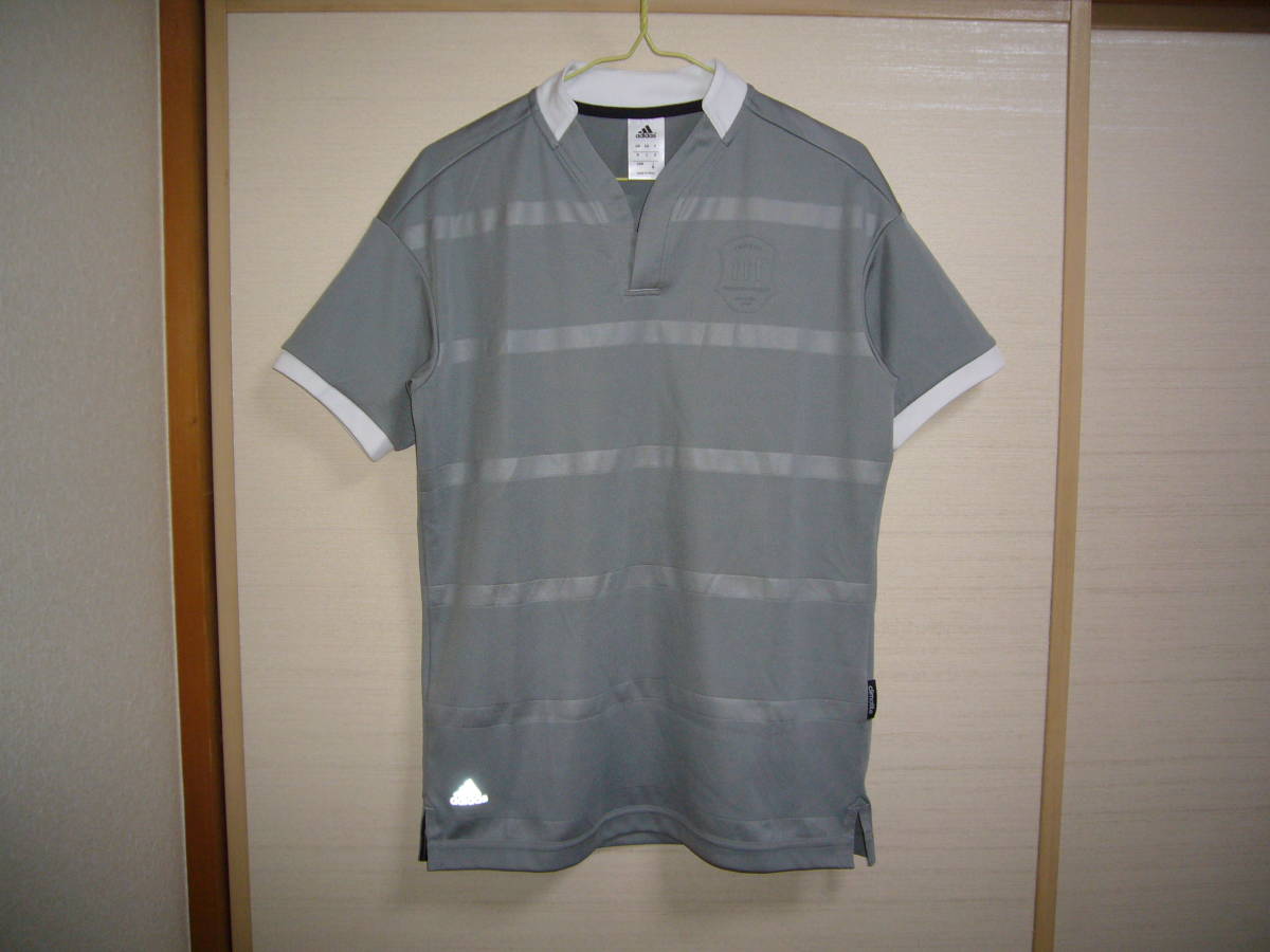 アディダス×ユナイテッドアローズ コラボ 半袖シャツ グレー Mサイズ拍卖