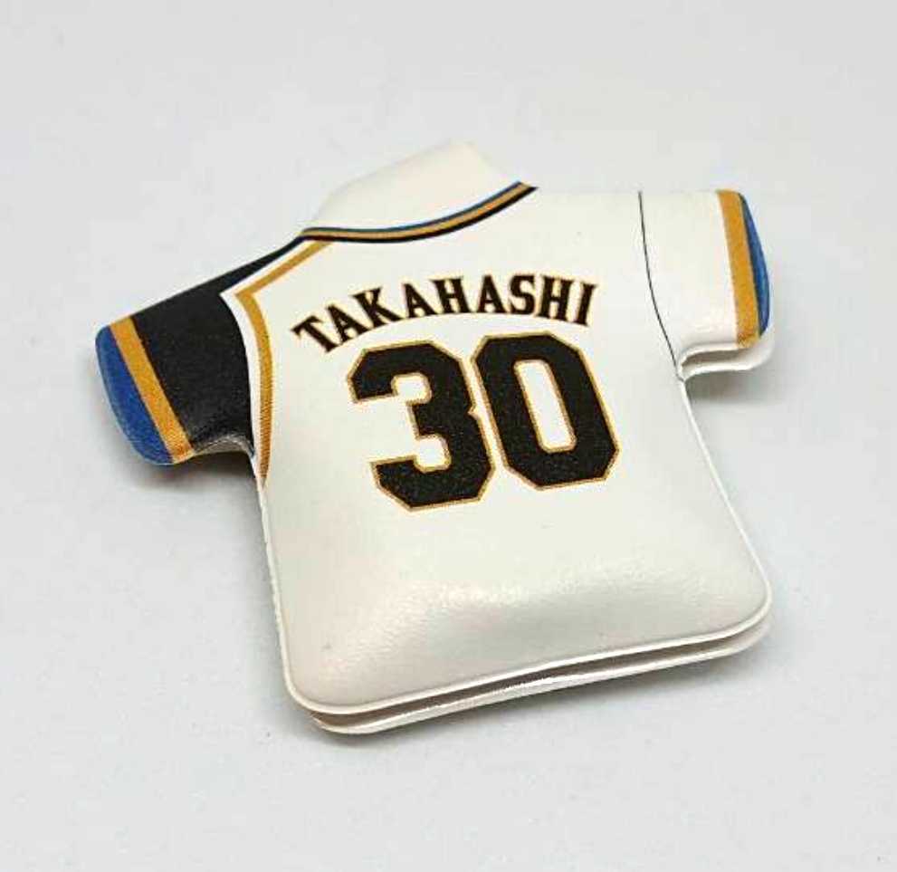 北海道日本ハムファイターズ 『高橋信二』選手 ユニフォーム型 マグネットクリップ拍卖