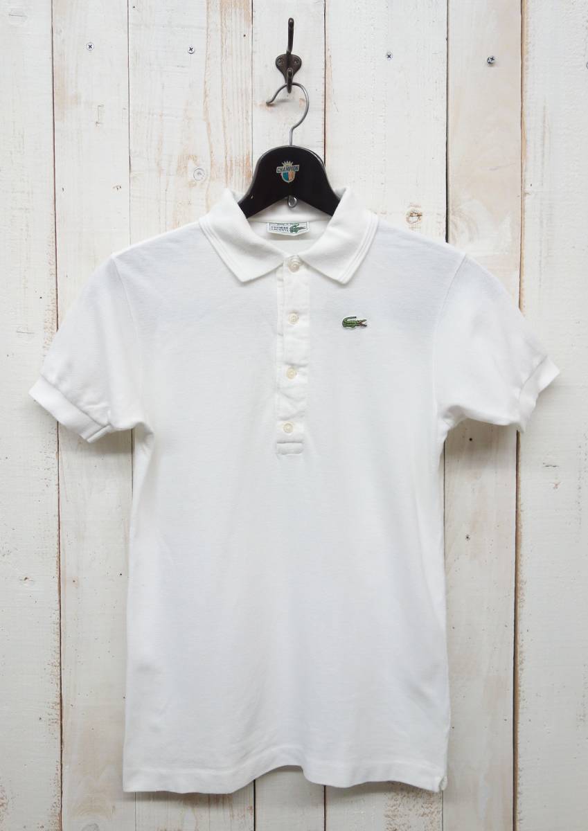 VINTAGE ヨーロッパ古着 *CHEMISE LACOSTE ラコステ *ショートスリーブ ポロシャツ  46 *MADE IN FRANCE / TIM.S A Dept フレラコ  拍卖