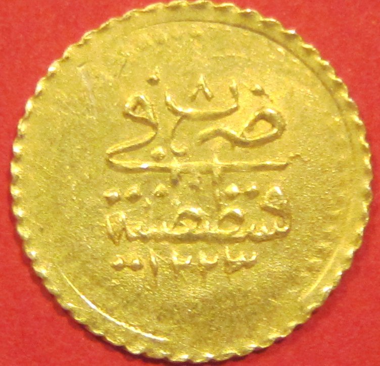 (C-351)オスマン帝国 1/4 ゼリ金貨拍卖