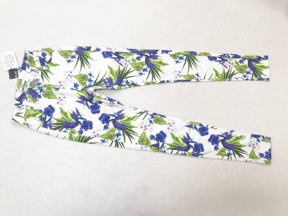 レディス0(XS)サイズ:ムルーア【MURUA】ストレッチスキニーパンツ/花柄ズボン ★送料込み★拍卖