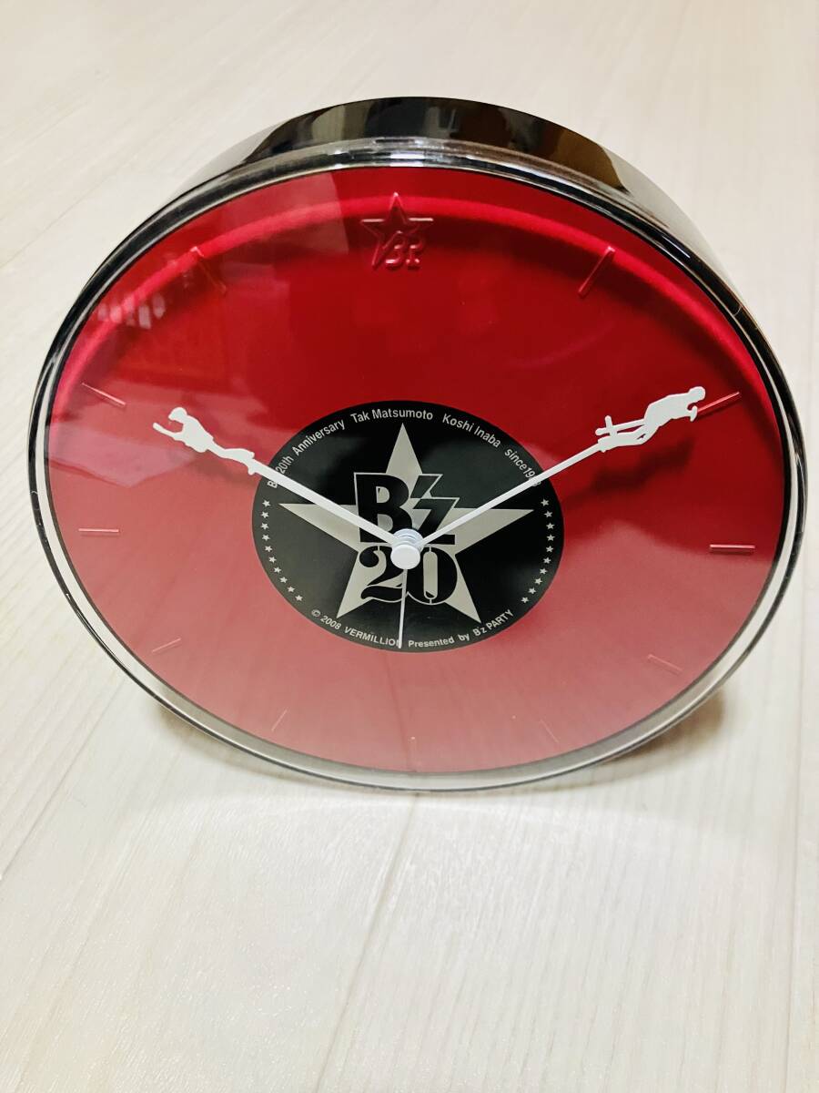 B'z A⑱ 目覚まし時計 20周年記念グッズ 取扱説明書付 動作確認済 未使用 美品 グッズ拍卖