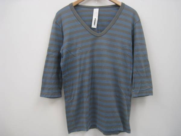 ATTACHMENT アタッチメント ボーダー カットソー 7分袖 2拍卖