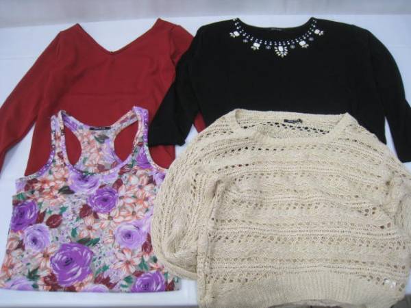 one way ワンウェイ トップス4点セット 花柄 ビジュー拍卖