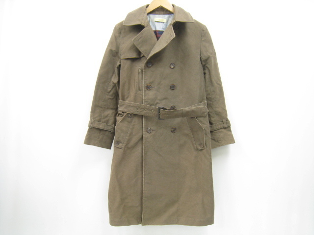 DUE BILANCE ドゥエビランチェ トレンチコート ブラウン系 茶 拍卖