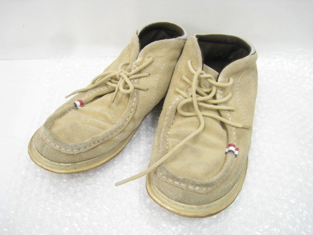 conqueror コンカラー コンカラーシューズ FLOATER SUEDE フロータースウェード スエード 靴 US7.5 25.5㎝ ベージュ系 拍卖