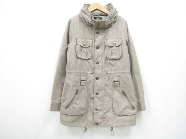 Plegina プレジーナ フード収納式 ジャケット コート ベージュ SIZE 38 拍卖