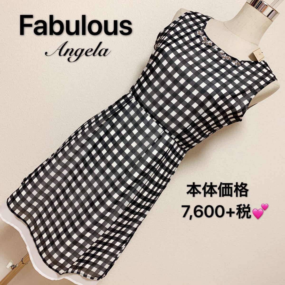 本体価格7.600円+税、Fabulous Angela ワンピース、レディース 早い者勝ち 激安 素敵 ブランド 上品 可愛い通学 通勤 デート合コンタグ付き拍卖