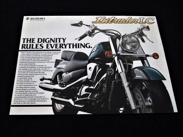 スズキ イントゥルーダー1500 1997年? 希少カタログ・良品・送料込み!拍卖