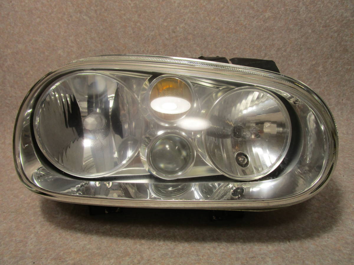 ゴルフ4 1J ヘッドライト 右 1J2 941 016B ハロゲン フォグ/レベあり拍卖