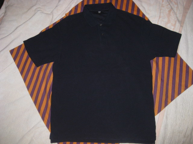 【古着・美品】☆UNIQLO ユニクロ ポロシャツ 紺 半袖 / お買い得品!拍卖