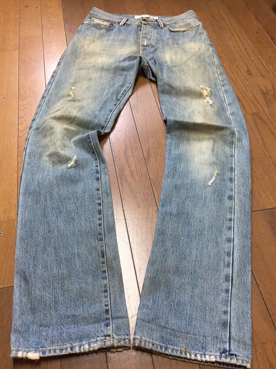 O-1 MET製品デニムパンツ W30 09-205 メットジーンズ 伊製 ボトムス 赤耳拍卖