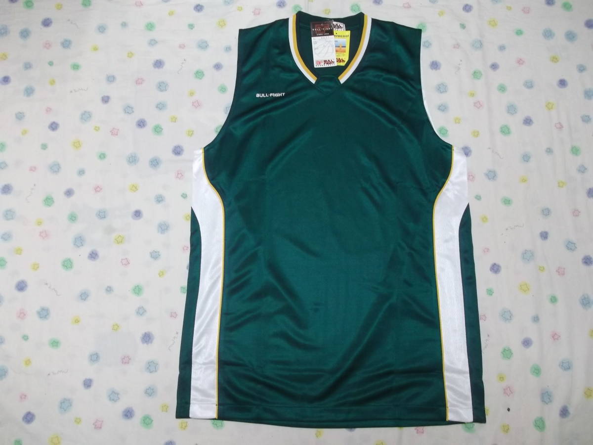 定形外OK レア? BULLFIGHT ブルファイト 袖なし トップス 4L 緑色系?拍卖