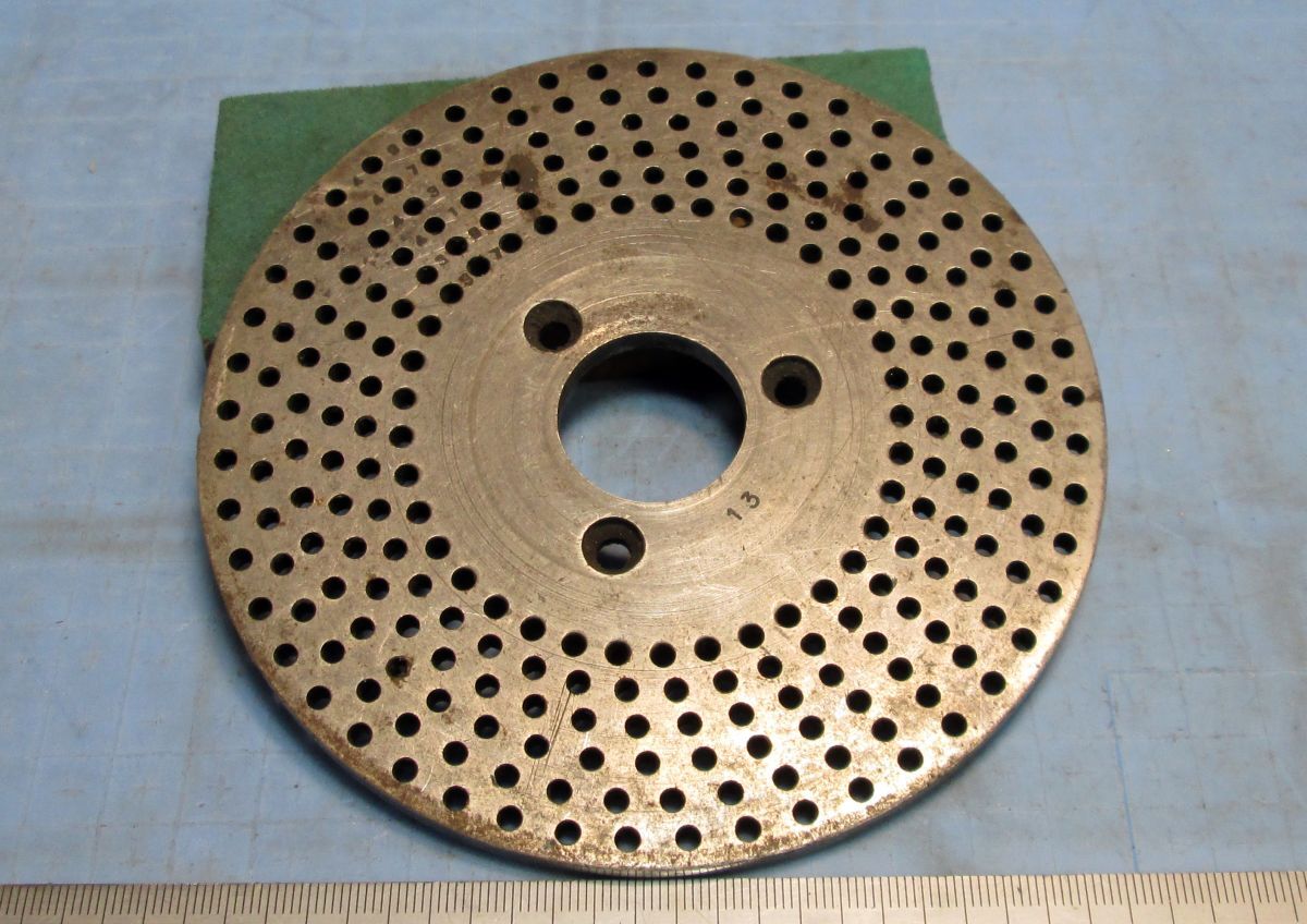 FC077 割出用プレート 丸123×丸25.4×t5.1 中古拍卖