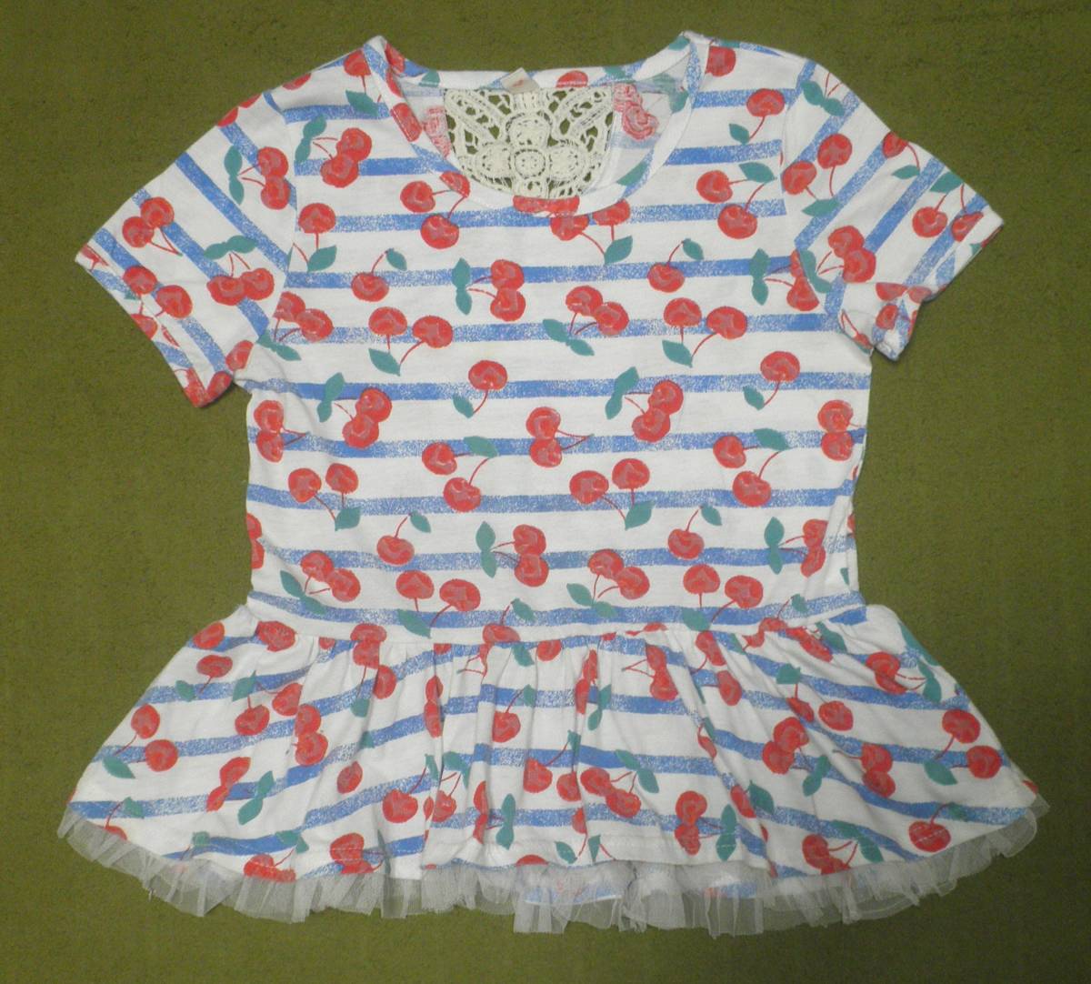 Angel Love ドッキング サクランボ カットソー 130拍卖