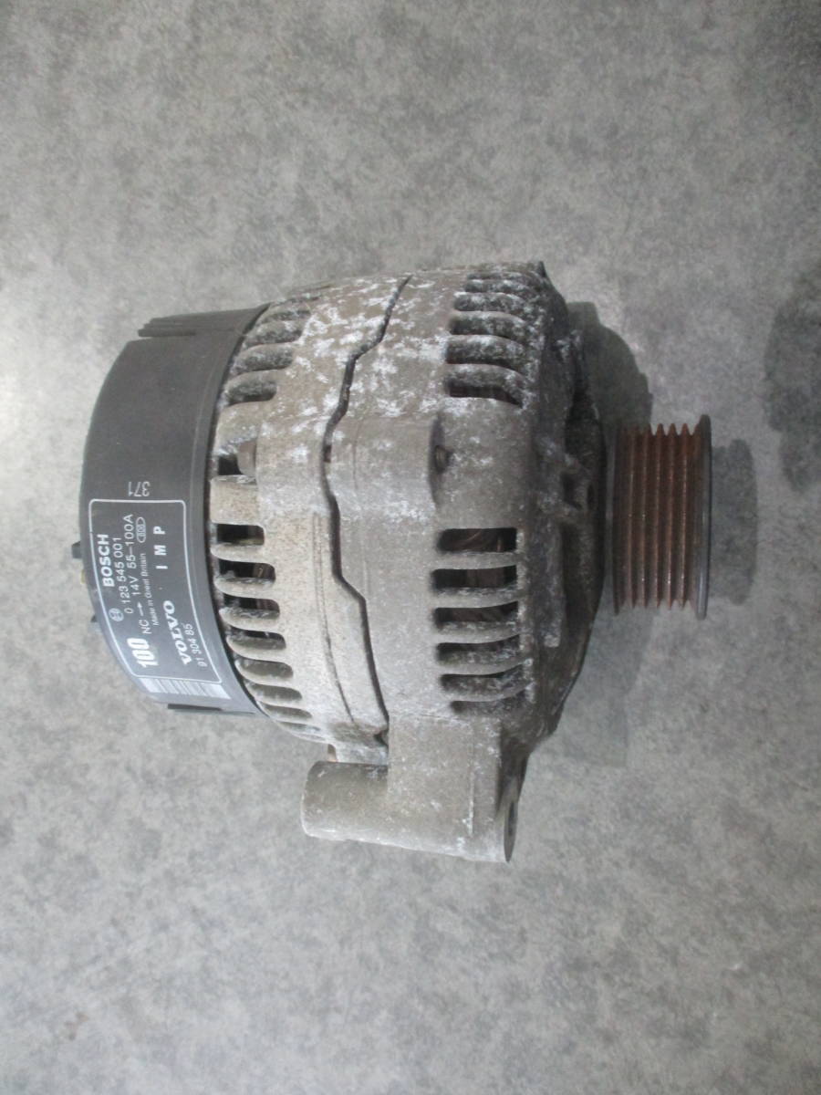 VOLVOボルボ850純正オルタネーターGLE 発電機ダイナモ オルタ 8B5252部品取り車あります 0 123 545 001拍卖