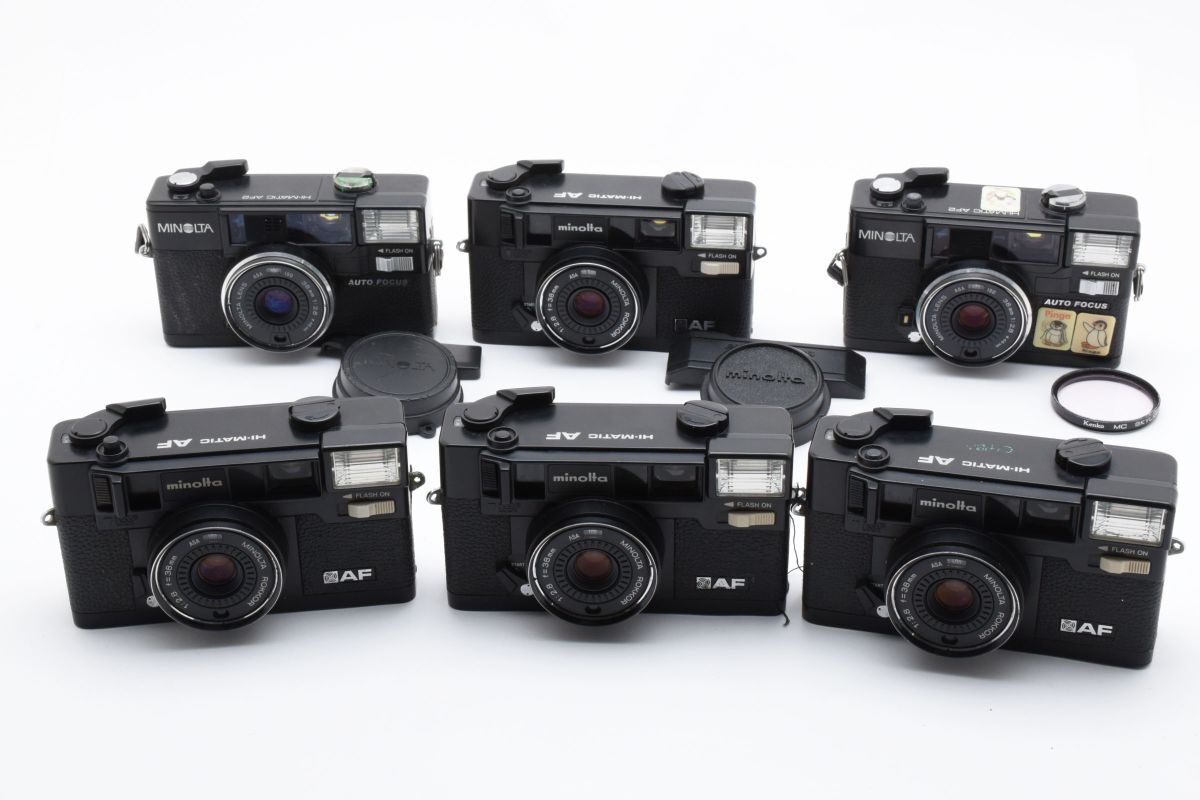 ★6個まとめ★MINOLTA HI MATICAF / AF2 ジャンク 現状品 動作未確認 #604200021 AU1973拍卖