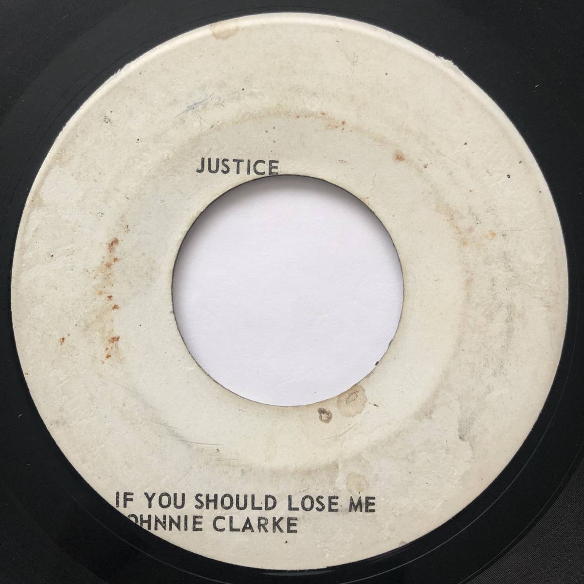 試聴 / JOHNNY CLARKE / IF YOU SHOULD LOSE ME /JUSTICE/reggae/'75/big hit !!/7inch拍卖
