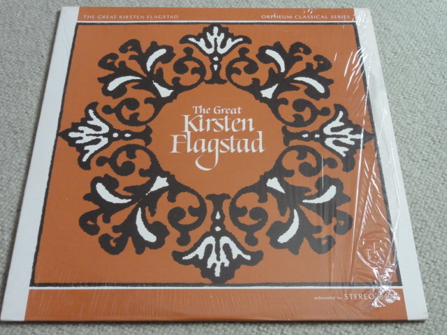 フラグスタート The Great Kirsten Flagstad 米ORPHEUM8404 美品拍卖