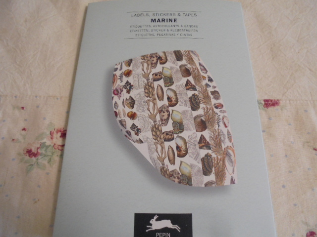 Marine Label & Sticker Book ドイツ マリンラベル&ステッカーブック 貝 魚 クラゲ えい 拍卖