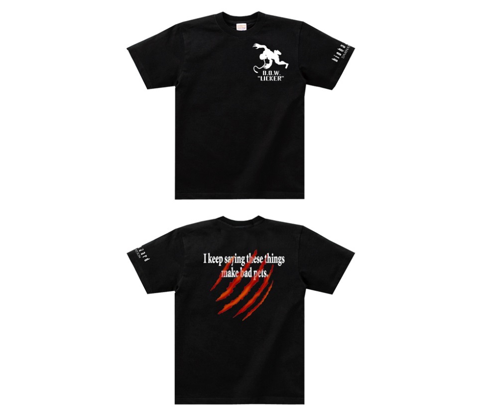 新品 ★生産終了 入手困難品★ BIOHAZARD バイオハザード リッカー Tシャツ サイズM ★多少の値下げ可能です。質問欄にてどうぞ★拍卖