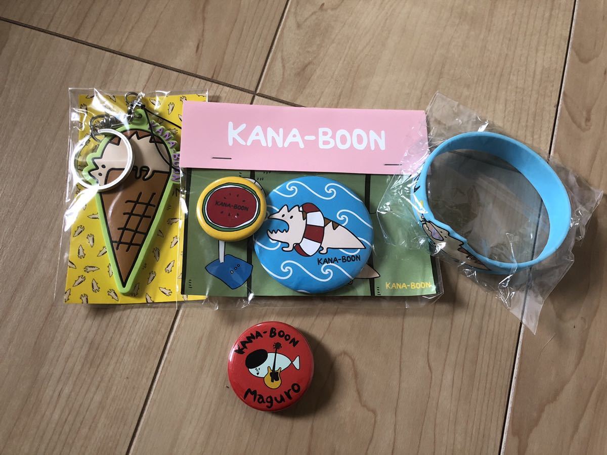 KANA-BOON カナブーン スッテカー 缶バッジ キーホルダーグッズ拍卖